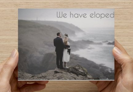 Elopement Card