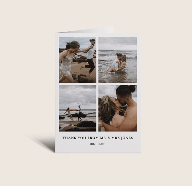 Zoe Thank You Cards. Customisable