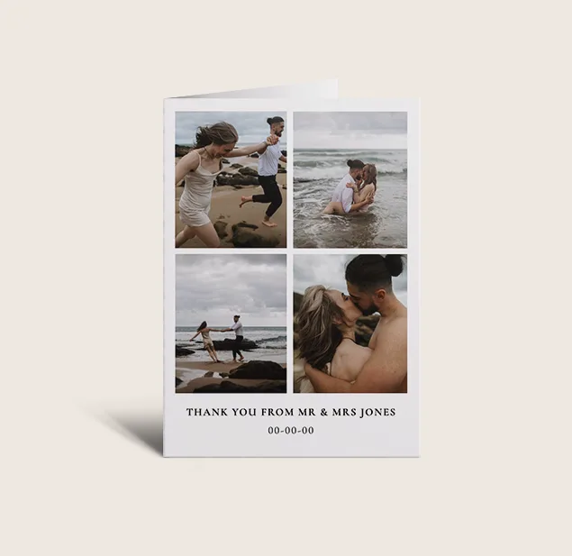 Zoe Thank You Cards. Customisable