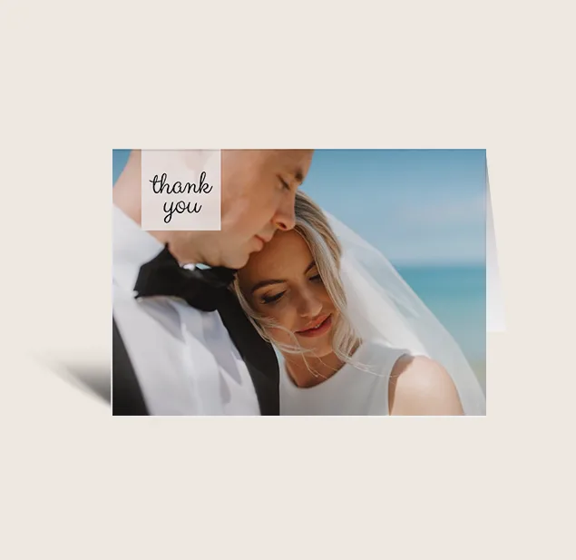 Natalie Thank You Cards. Customisable