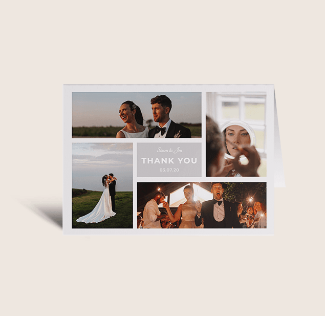Bea Thank You Cards. Customisable