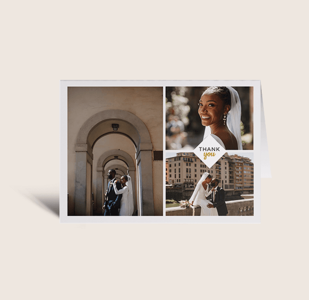 Mila Thank You Cards. Customisable