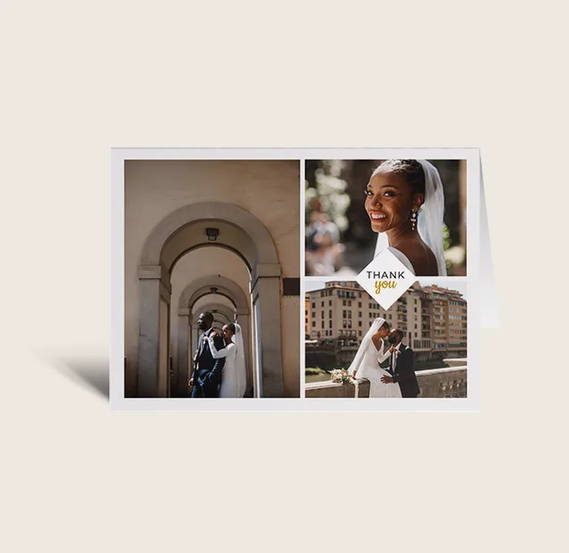Mila Thank You Cards. Customisable