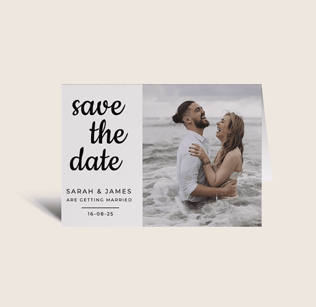 Symphony Save the Date Cards. Customisable
