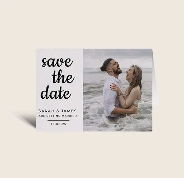 Symphony Save the Date Cards. Customisable