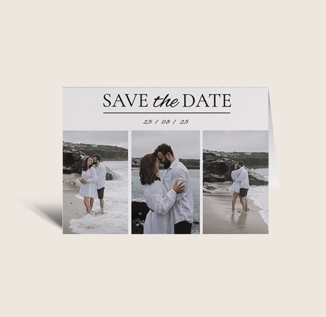 Hattie Save the Date Cards. Customisable