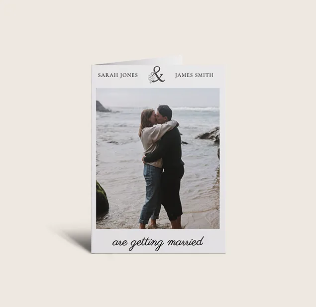 Lily Save the Date Cards. Customisable