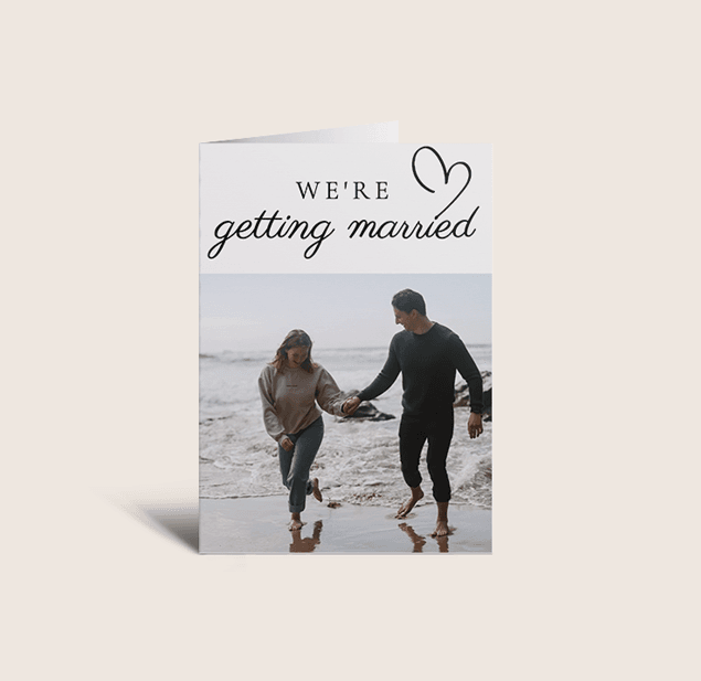 Una Save the Date Cards. Customisable