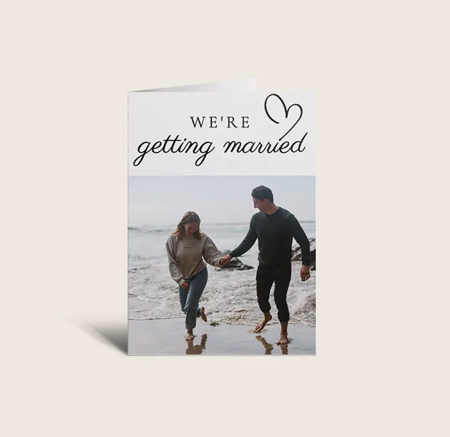 Una Save the Date Cards. Customisable